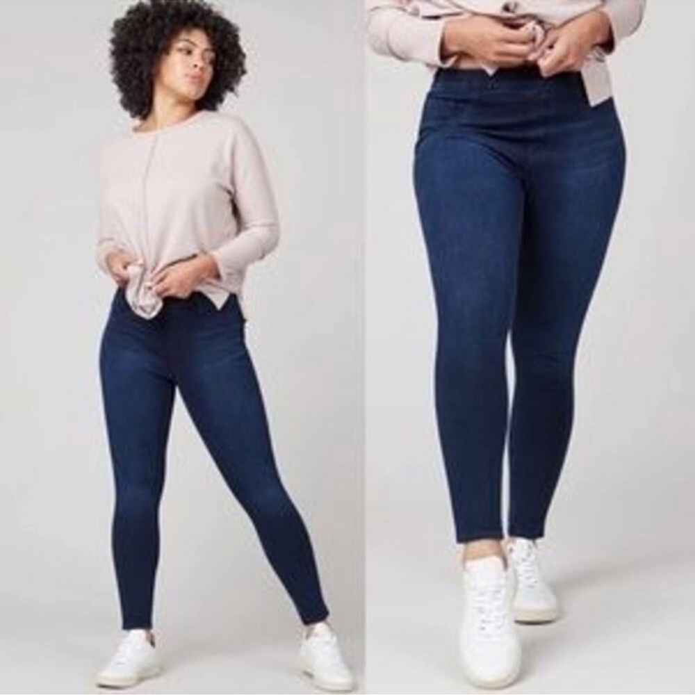 Spanx Jean-ish Ankle Leggings‎ Sz XL